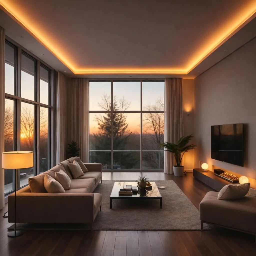 Auto day-to-night lighting